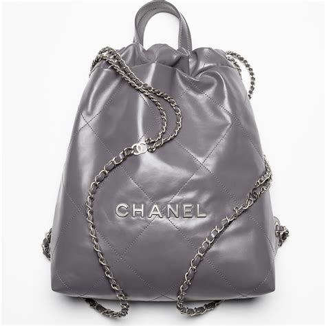 chanel 22 backpack size|giant Chanel 22 bag.